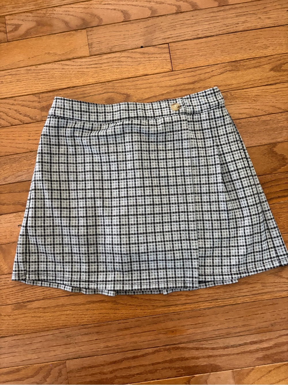 Abercrombie kids plaid pleated skort
